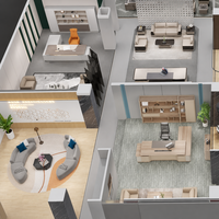 Service de planification de l'espace de bureau, conception de plans d'étage pour les zones de travail ouvertes, service de conseil en bureautique commerciale