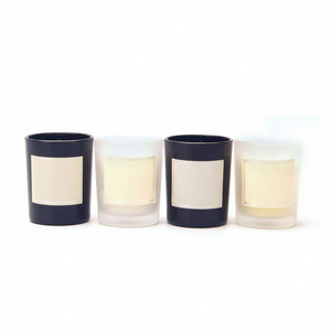Bougie parfumée minimaliste en cire de soja dans des pots en verre avec parfum floral pour la décoration de la maison, durée de combustion de 20 à 40 heures - Product Image 1