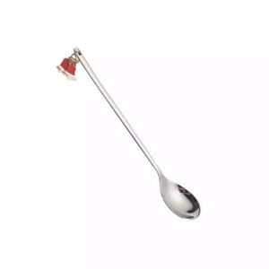 Cuillères à thé <span class=keywords><strong>de</strong></span> <span class=keywords><strong>noël</strong></span> avec pendentif <span class=keywords><strong>de</strong></span> <span class=keywords><strong>noël</strong></span> 6 pièces ensemble <span class=keywords><strong>de</strong></span> cuillères à mélanger en acier inoxydable or - Product Image 6