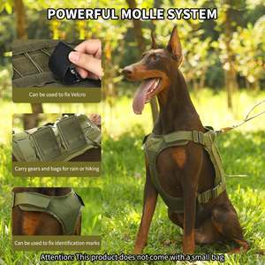 Grands chiens, chien robuste sans traction avec poignée, harnais réglable pour animaux de compagnie pour une marche et un entraînement faciles - Product Image 6