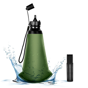 <span class=keywords><strong>Filtre</strong></span> à eau portable pour l'extérieur, système de filtration de 1000 ml, bouilloire sans BPA pour le <span class=keywords><strong>camping</strong></span>, la randonnée, la survie en cas d'urgence, équipement d'hydratation - Product Image 1