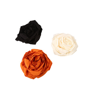 Tessuto rosa fiori fatti a mano imitazione fiori vari colori abbigliamento scarpe per capelli fai da te infiorescenza accessori - Product Image 1
