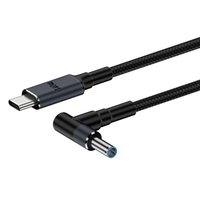Câble DOONJIEY Type C vers DC 1,8 m PD 140 W, cordon d'alimentation en nylon /Dell/, convertisseur de charge rapide 20 V 7 A