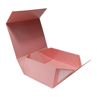 Boîtes en papier pliables avec fermeture magnétique, réutilisables, en carton ondulé, avec finition UV spot, matériaux recyclés, boîtes rigides pour l'emballage de bijoux et de vêtements