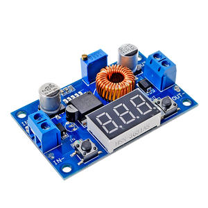 XL4015 5A daya tinggi 75W DC-DC modul Step-down yang dapat disesuaikan modul catu daya Voltmeter LED - Product Image 1