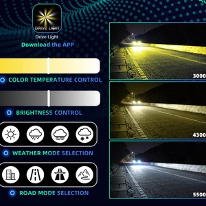 Faros LED de Color Ajustable con Control por Aplicación V5, 95W, Todo Controlado por el Controlador Inteligente - Product Image 6