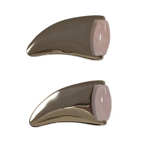 Rouleau de jade et ensemble de Gua Sha en métal pour massage facial, ensemble de rouleaux de jade et de Gua Sha en cristal pour le visage - Product Image 1