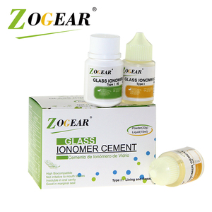 TM020 ZOGEAR vetro dentale Ionomer Cemento, 60g polvere + 45g liquido, Cemento dentale - Product Image 6