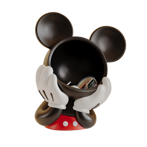 Nouvelle Décoration Créative Tête de Mickey Peinte à la Main en Résine Synthétique Style Dessin Animé Mignon - Décoration de Rangement pour Entrée et Couloir pour Clés et Voiture - Product Image 1