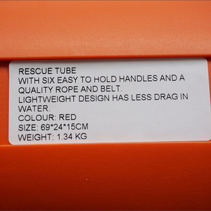 Aro Salvavidas Flotante de Plástico para Escenarios de Rescate Marítimo de Emergencia, Torpedo Salvavidas para Seguridad Acuática - Product Image 6