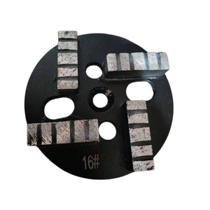 Disque de meulage <span class=keywords><strong>diamant</strong></span>é à dents ondulées de 4 pouces, qualité économique, économique pour la rénovation des sols en béton à domicile - Product Image 1