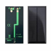 Panel Surya Mono Epoxy Efisiensi Tinggi 0.8W 4V IP65 Tahan Air Mini Solar Cell 30x57mm untuk Sensor Jam OEM