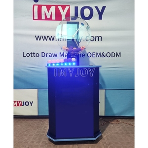 Imyjoy Machine de jeu de loterie à aspiration électrique par gravité pour <span class=keywords><strong>tirage</strong></span> en ligne de 100 balles de ping-pong, en métal et acrylique, garantie 1 an - Product Image 4
