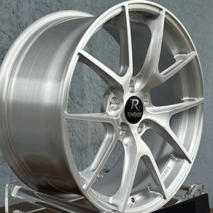 Llantas de carreras de 1 pieza forjadas en plata cepillada, llantas de aleación cóncava profunda, ligeras personalizadas para BMW M3 M4 M5 E92 E93 - Product Image 3