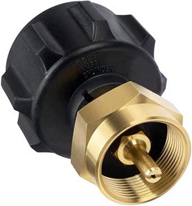 Adaptateur de recharge de <span class=keywords><strong>Propane</strong></span>, <span class=keywords><strong>coupleur</strong></span> de réservoir de cylindre de <span class=keywords><strong>gaz</strong></span> LP de 1 LB, universel pour réservoir de <span class=keywords><strong>Propane</strong></span> QCC1/type-1 et réservoir de 1 livre Disp jetable - Product Image 1