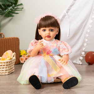 थोक 55 सेमी सिलिकॉन विनील शरीर नवजात जीवन के पुनर्जन्म लड़की जीवित गुड़िया बच्चे गुड़िया बेबी गुड़िया का पुनर्जन्म बच्चों के खिलौने के लिए - Product Image 3