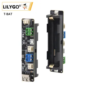 LILYGO TTGO T-BAT pemegang baterai CN3065 Chip Daya surya pengisian dapat digunakan dengan 18650 papan pengembangan baterai