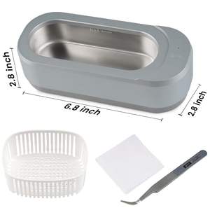 Limpiador de dentaduras multifuncional inteligente Digital de joyería OEM, limpiador ultrasónico de joyería para dentaduras, gafas eléctricas 12V inglés 18W - Product Image 6