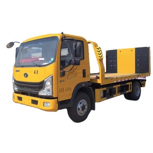 Camion de dépannage et de sauvetage Sinotruk Homan 8 tonnes, diesel, neuf, manuel, plateau plat, 5,6 m - Product Image 1