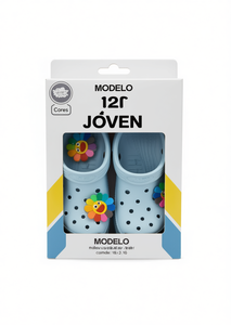 Sandali Zoccoli per Bambini Jven Taglia 18 con Spille Animate Scarpe Estive - Product Image 1