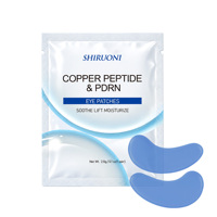 Masque Hydrogel Contour des Yeux OEM ODM au Peptide de Cuivre Bleu PDRN, Caféine et GHK-Cu – Raffermissant, Lissant, Éclaircissant et Hydratant