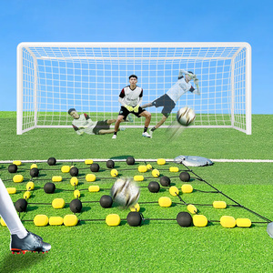 Red de rebote para jugadores de fútbol, <span class=keywords><strong>cadena</strong></span> de rebote para uso <span class=keywords><strong>en</strong></span> exteriores, reacción de entrenamiento, deflector de fútbol, reacciones netas para entrenamiento de portero - Product Image 2