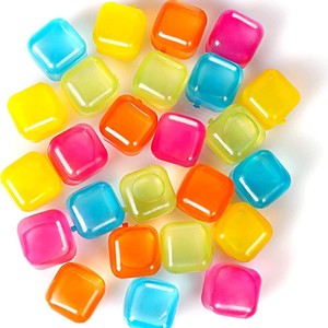 <span class=keywords><strong>Cubo</strong></span> de <span class=keywords><strong>hielo</strong></span> reutilizable de 2,5 cm, cubos de <span class=keywords><strong>hielo</strong></span> de plástico cuadrados coloridos, cubitos de <span class=keywords><strong>hielo</strong></span> recongelables para bebidas - Product Image 6