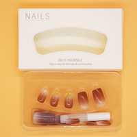 Caja de embalaje de cosméticos para uñas a presión de bajo precio y alta calidad con forro de esponja para cajas de papel con logotipo personalizable de fragancia