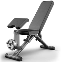Chaise d'entraînement d'intérieur de style moderne banc d'haltères avec logo personnalisé, stable, durable, pliable, en métal, planche de redressement populaire