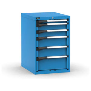 Cajón de encimera azul Fami Master con 6 cajones ajustables de extensión 561x726x850mm - Product Image 1