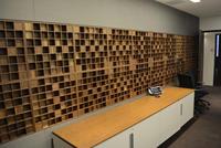 Diffuseur en bois massif, équipement de studio de musique, panneaux acoustiques de plafond, diffuseur acoustique