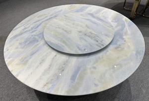 Piedra de cuarcita Patagonia natural para mesa de comedor al por mayor Mesa <span class=keywords><strong>Lazy</strong></span> <span class=keywords><strong>Susan</strong></span> MOQ I PCS - Product Image 6