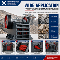Concasseur à mâchoires automatique FEIFAN OEM, moteur haute capacité 1-500t/h pour le concassage de béton, granit, roche, pierre et agrégats miniers
