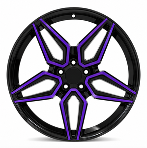 Rines 5x114.3 Personalizados de 19 y 20 Pulgadas, Monobloque, Forjados en Aleación de Aluminio, Acabado Bronce Pulido, para 812 Superfast <span class=keywords><strong>Roma</strong></span> Sport - Product Image 2