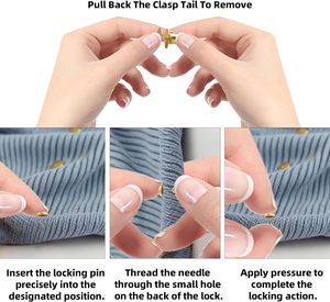 Cierres de seguridad para broches de esmalte, broches de solapa, botones de solapa, para manualidades DIY, en oro y plata - Product Image 3