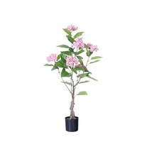 Arbre d'hortensia artificiel de 3 à 6 pieds en pot pour décoration intérieure, maison, bureau, mariage, plantes artificielles en plastique