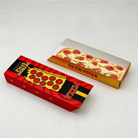 Boîte d'emballage personnalisée en carton pour pizza à une seule part, hot-dog, sandwich, fromage, à emporter, livraison à domicile