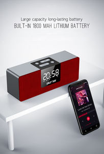 SAST Factory T13 lecteur de <span class=keywords><strong>musique</strong></span> LED affichage numérique sans fil réveil intelligent bruit blanc double basse haut-parleur TF pour 5.0 - Product Image 2