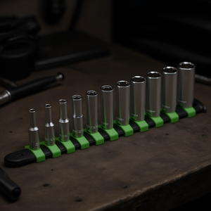 Fg 625al S11 <b>Socket</b> Set 11 Pc Metric Chrome Vanadium Steel Auto Repair Tool - Product Image 3