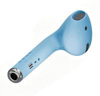 Écouteurs Bluetooth en forme d'oreille, connexion filaire et sans fil double mode, carte mémoire TF, radio FM