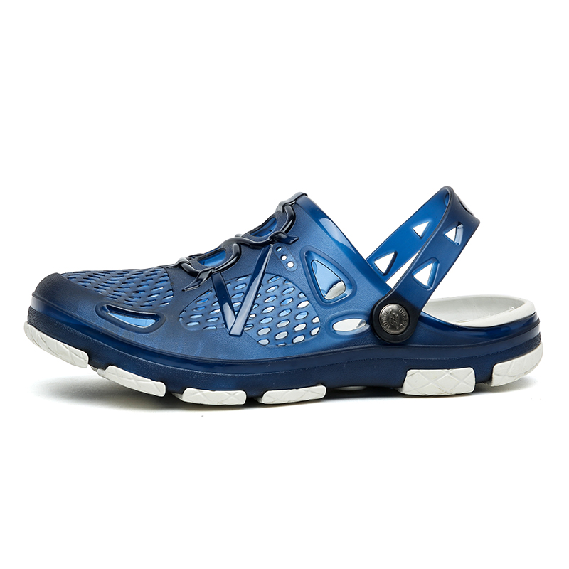 Дышащие пляжные туфли для улицы, Нескользящие быстросохнущие сабо для воды из ЭВА, летняя садовая обувь