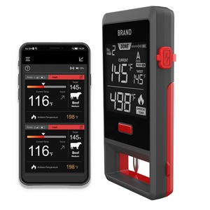 Termometer daging pintar nirkabel, Dual-Probe nirkabel untuk <span class=keywords><strong>Bluetooth</strong></span>, termometer daging pintar untuk memasak di dapur, <span class=keywords><strong>Monitor</strong></span> suhu instan untuk Grill BBQ OEM - Product Image 3