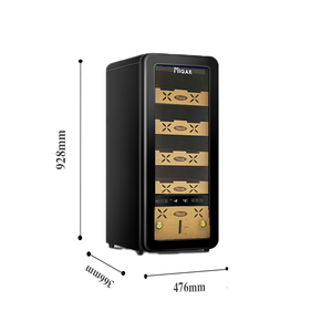 50L सुरुचिपूर्ण वाणिज्यिक इलेक्ट्रॉनिक सिगार कैबिनेट लकड़ी के फ्रेम इलेक्ट्रिक सिगार ह्यूमिडोर कैबिनेट तापमान - Product Image 4