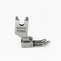 Pied presseur plat étroit P58N pour machine à coudre industrielle et domestique, pièce en acier pour vêtements, neuf