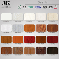 Porte en bois mélaminé avec âme en panneaux de particules résistante aux termites et anti-déformation JHK-MD207