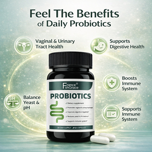 Fabricante de Suplementos Probióticos de Marca Privada con Prebióticos y Probióticos para la Salud Digestiva, 60 Cápsulas Vegetales Probióticas - Product Image 3