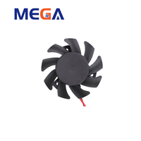 Ventilateur axial DC 50x50x10mm 5V 12V avec roulement à billes compact pour refroidissement