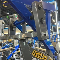 Máquina de Polea Alta Divergente Kaishi para Ejercicios de Espalda Sentado, Equipo Comercial de Entrenamiento de Fuerza para Gimnasio