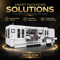 Machine de fabrication de boîtes en carton entièrement automatique, équipement de formage de caisses en carton ondulé, garantie 1 an, fabriqué en Chine pour la production d'emballages