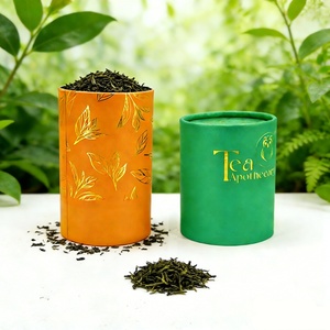 Tube en papier pour emballage de thé, tube en kraft, cylindre à thé, design classique haut de gamme, taille personnalisée, matériaux écologiques - Product Image 1